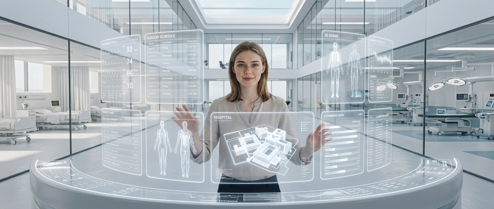 Mira at the centre of a calm, future hospital